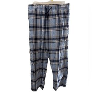 Goodfellow & Co Men's Blue and Gray Plaid Joggers